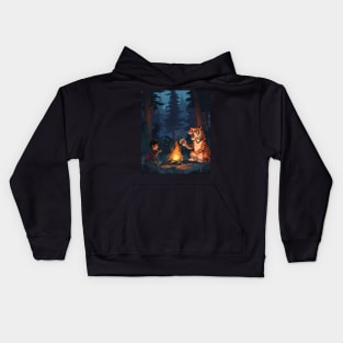 Calvin and Hobbes Mischief Kids Hoodie